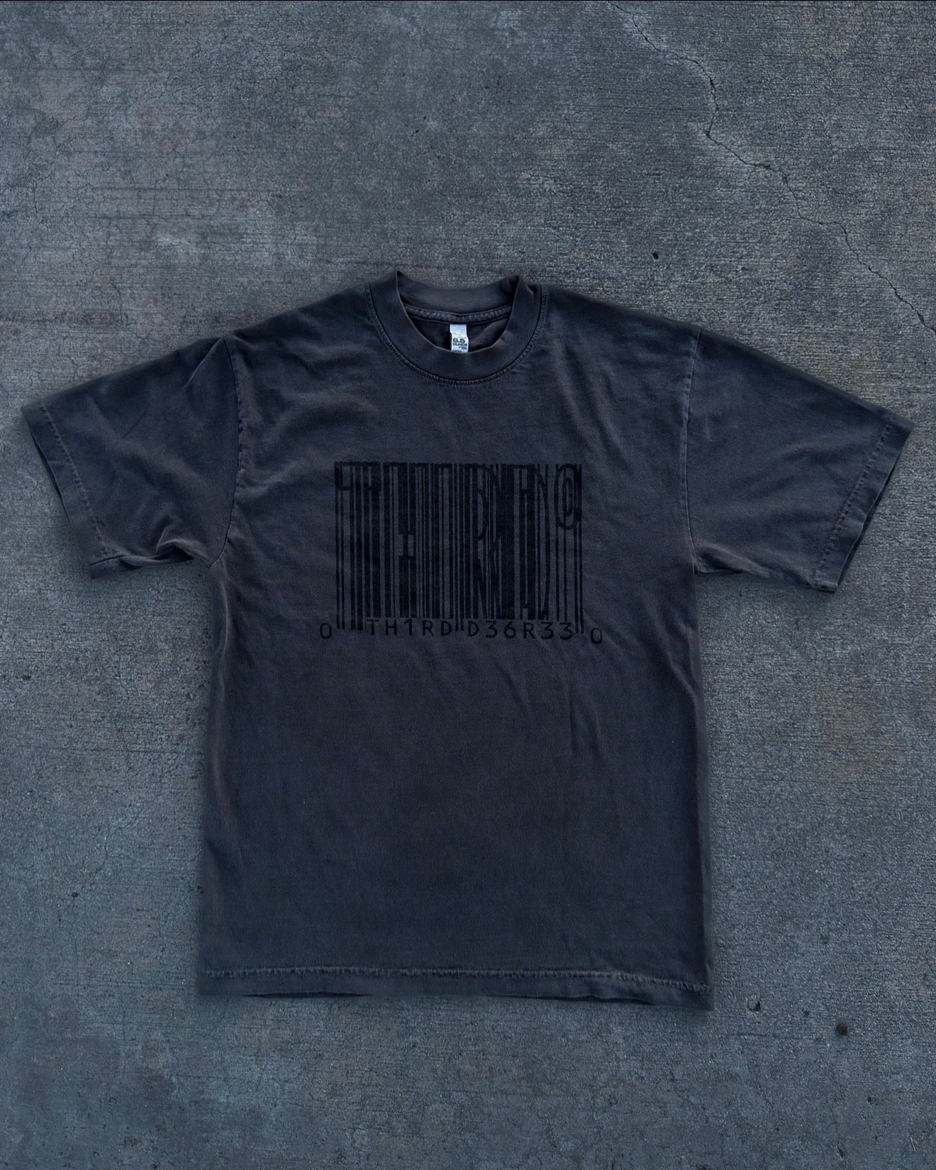 BARCODE TEE BLACK